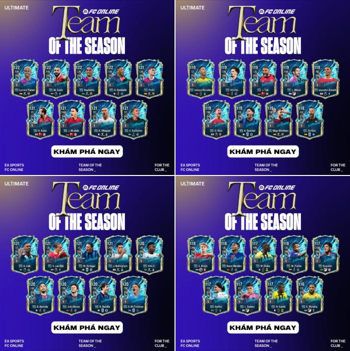 Mùa thẻ siêu phẩm 25 Team Of The Season với hàng loạt quốc dân mới đang được săn đón tại FC Online- Ảnh 3.