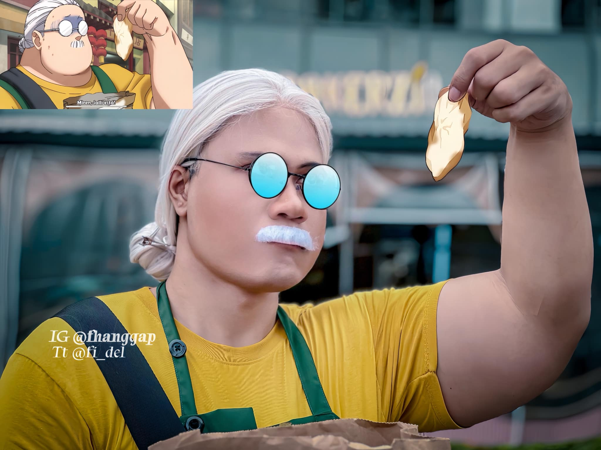 Cười ra nước mắt với loạt ảnh cosplay ông trùm sát thủ về vườn trong Sakamoto Days- Ảnh 1. Cười ra nước mắt với loạt ảnh cosplay ông trùm sát thủ về vườn trong Sakamoto Days- Ảnh 1.