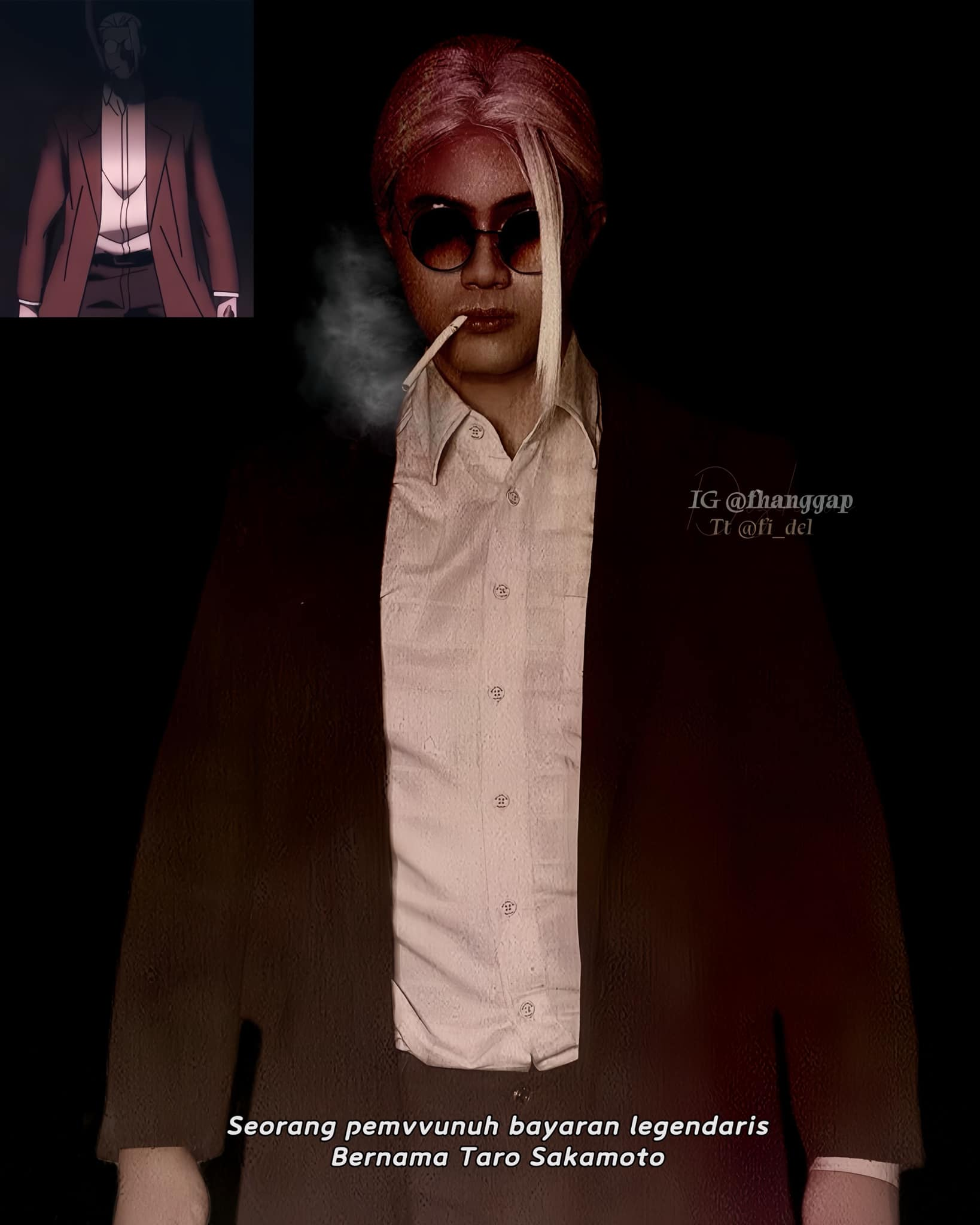 Cười ra nước mắt với loạt ảnh cosplay ông trùm sát thủ về vườn trong Sakamoto Days- Ảnh 2. Cười ra nước mắt với loạt ảnh cosplay ông trùm sát thủ về vườn trong Sakamoto Days- Ảnh 2.