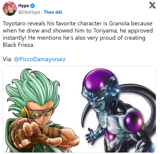 Dragon Ball Super: Toyotaro tự hào vì tạo ra Black Frieza, nhưng