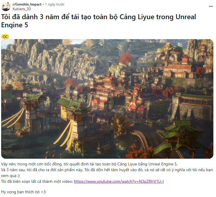 Bỏ ra 3 năm để