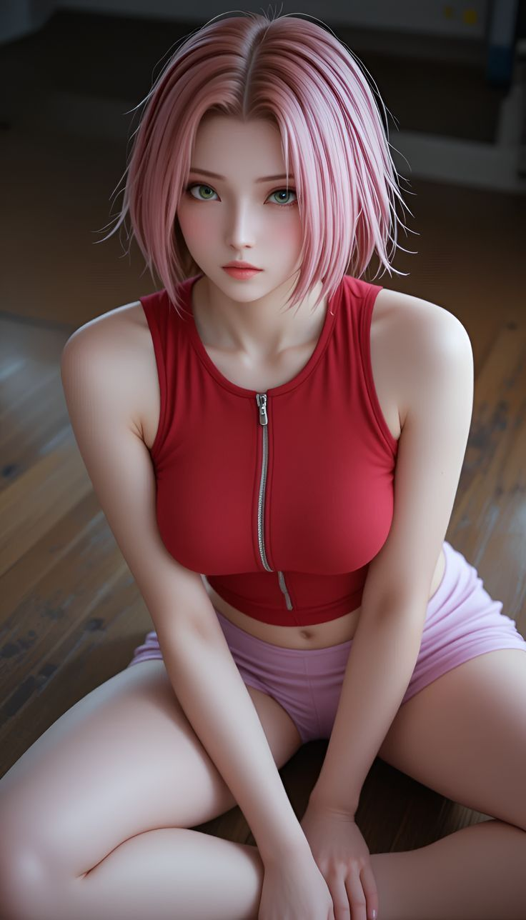 Khi AI “nâng cấp” nhan sắc Sakura: Nữ ninja làng Lá đẹp nóng bỏng ăn đứt nguyên tác- Ảnh 5.