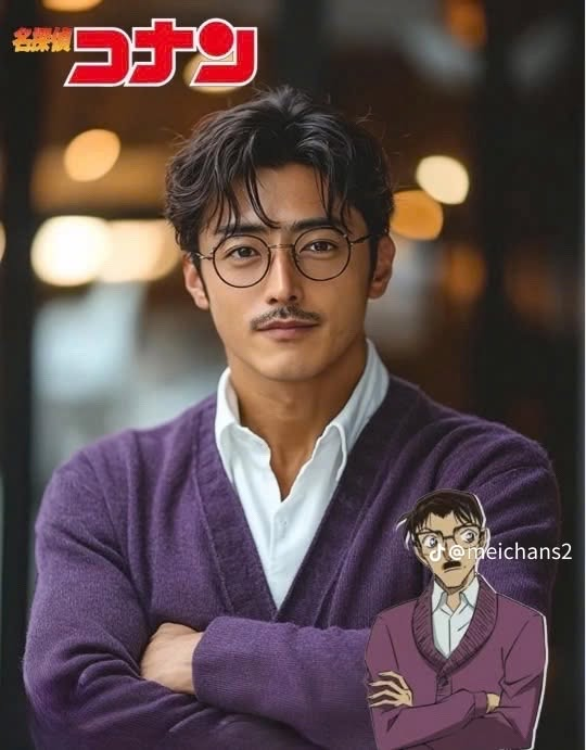 AI phù phép dàn nhân vật Thám Tử Lừng Danh Conan bước ra đời thật đẹp ngỡ ngàng- Ảnh 2.