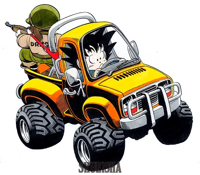 39 năm sau, Dragon Ball tung ra hình ảnh hiếm về Goku lái ô tô- Ảnh 1. 39 năm sau, Dragon Ball tung ra hình ảnh hiếm về Goku lái ô tô- Ảnh 1.