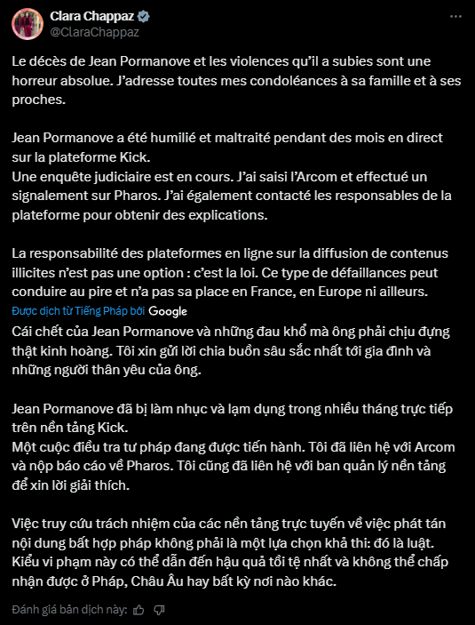 Bị ngược đãi, nam streamer