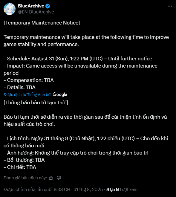 Đang yên lành, game Gacha này đột nhiên bị hack, NPH phải khẩn cấp bảo trì khiến người chơi hoang mang- Ảnh 7. Đang yên lành, game Gacha này đột nhiên bị hack, NPH phải khẩn cấp bảo trì khiến người chơi hoang mang- Ảnh 7.