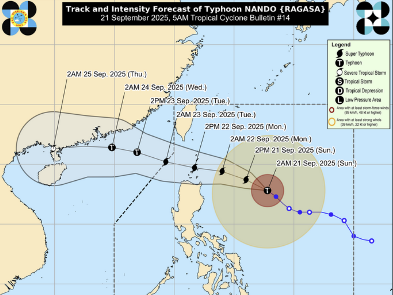 Cận cảnh mắt của siêu bão Ragasa, Philippines cảnh báo khẩn cấp- Ảnh 1. Cận cảnh mắt của siêu bão Ragasa, Philippines cảnh báo khẩn cấp- Ảnh 1.