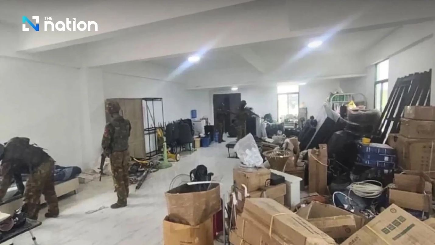 Quân đội Myanmar đột kích sào huyệt lừa đảo trực tuyến, bắt hơn 2.000 người- Ảnh 2. Quân đội Myanmar đột kích sào huyệt lừa đảo trực tuyến, bắt hơn 2.000 người- Ảnh 2.