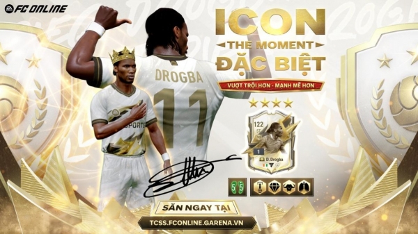 “VOI RỪNG” DIDIER DROGBA - SIÊU TIỀN ĐẠO CỦA THE BLUES CHÍNH THỨC ĐỔ BỘ FC ONLINE TRONG MÀU ÁO ICON THE MOMENT photo 2025 10 25 17011720251025170137jpg