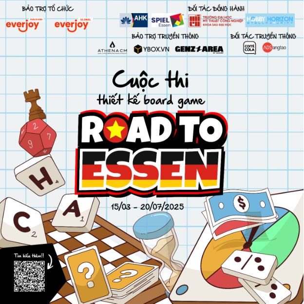 Săn ngay suất tài trợ toàn phần đến Đức dành cho quán quân cuộc thi thiết kế board game Việt Nam Road to Essen 2025- Ảnh 3.