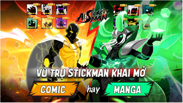 AI Stickman – Vũ Trụ Người Que: Khi Wukong phò tá Saitama, Black Goku đối đầu Đội Trưởng Mỹ- Ảnh 3.