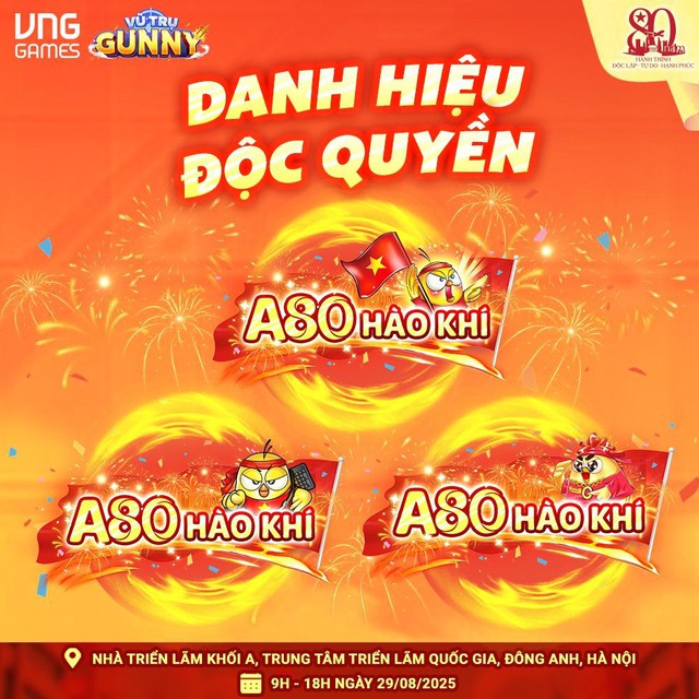 Dev và QNT Refund Gaming hội ngộ Vũ Trụ Gunny tại Triển lãm A80: Hé lộ trải nghiệm đặc biệt chờ đón khán giả- Ảnh 4.