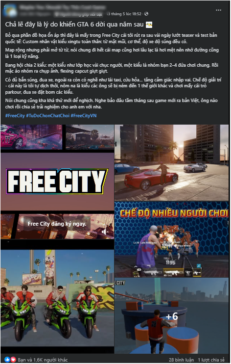 "Tự do chọn chất chơi" Garena Free City gây bão cộng đồng game thủ Việt sau hơn tuần ra mắt tại Việt Nam photo 4 1747811510967984835356 1747823091485 17478230916221352736472