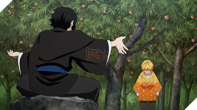 Zenitsu đến xin Kaigaku dạy cậu Hơi thở Sấm Sét nhưng bị Kaigaku mắng nhiếc và đuổi đi