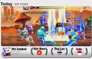 Pet Samkok bùng nổ BXH toàn Đông Nam Á: Top 1 Store Việt Nam, top Feature tại Thái Lan và Indonesia photo1747034757608 1747034757699435770545 17470521188171500470476png
