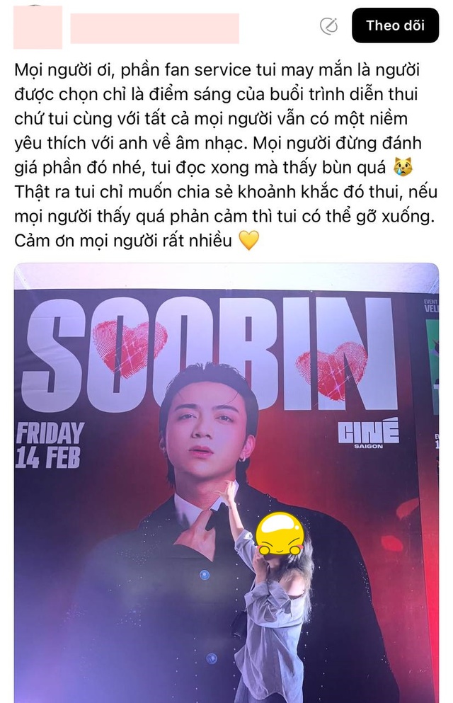 SOOBIN lộ thái độ sau khi dính ồn ào fan cuồng ôm chặt không buông tại concert Anh Trai Chông Gai- Ảnh 5.