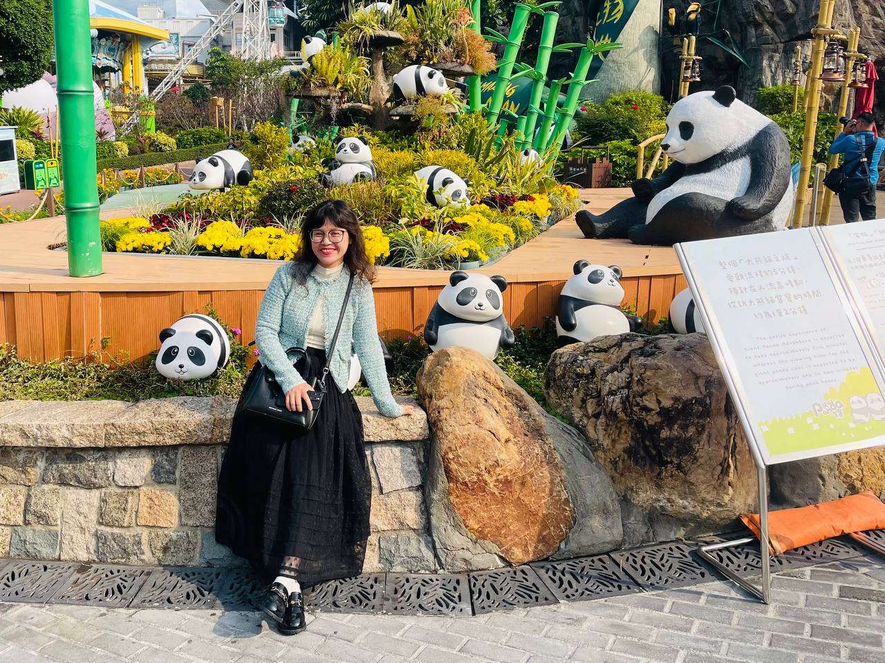 Hàng dài du khách xếp hàng, hào hứng được ghé thăm cặp gấu trúc song sinh siêu đáng yêu ở Hồng Kông (Trung Quốc)- Ảnh 8. Hàng dài du khách xếp hàng, hào hứng được ghé thăm cặp gấu trúc song sinh siêu đáng yêu ở Hồng Kông (Trung Quốc)- Ảnh 8.