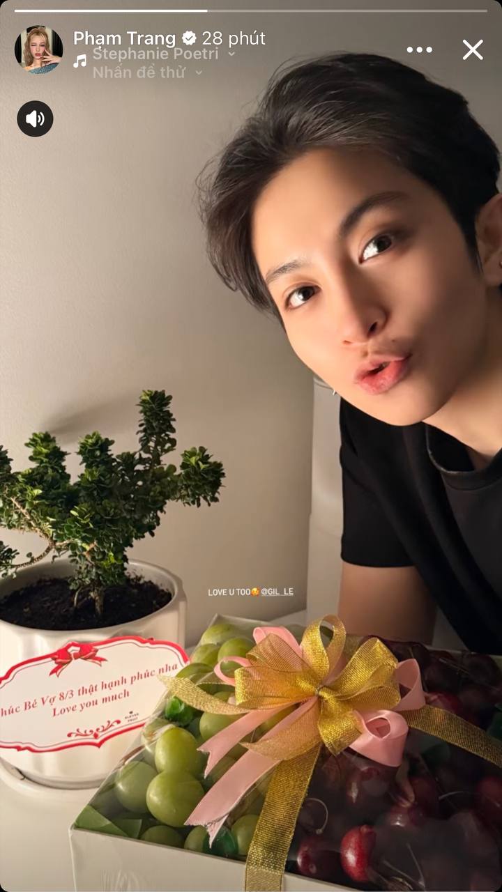 Gil Lê công khai gọi Xoài Non là vợ, netizen