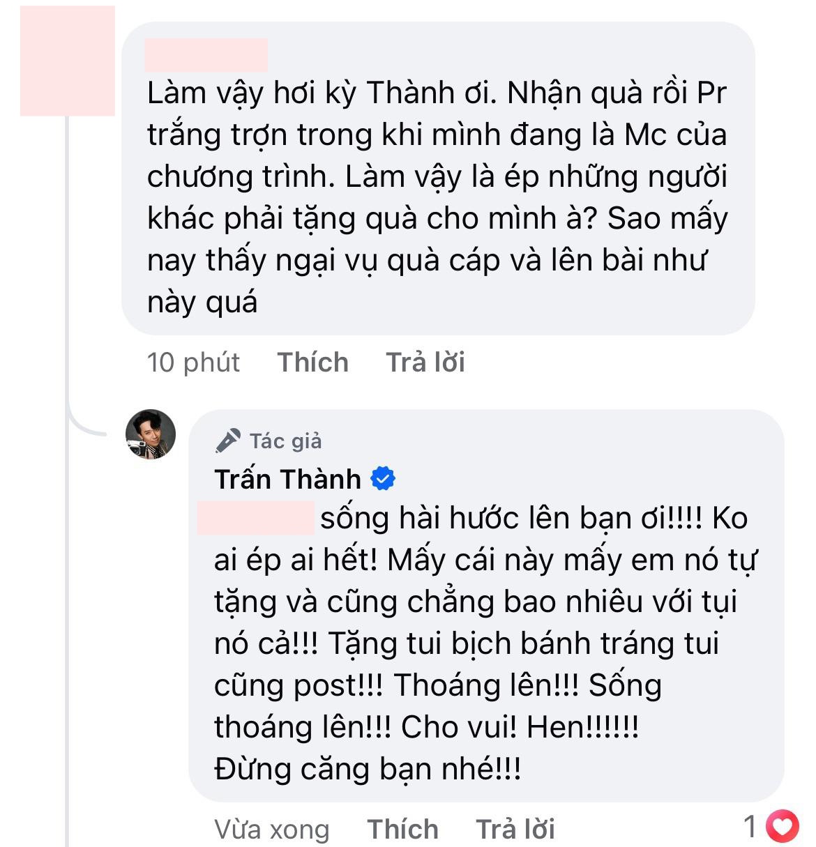 Trấn Thành lại vướng tranh cãi