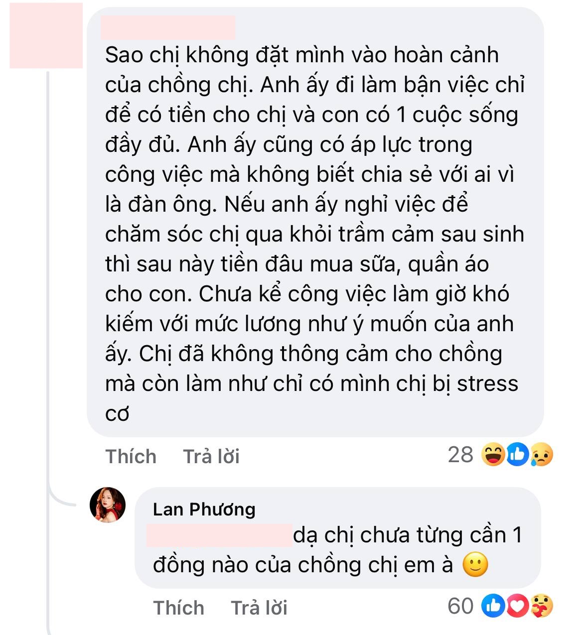 Lan Phương hậu ly thân chồng Tây: