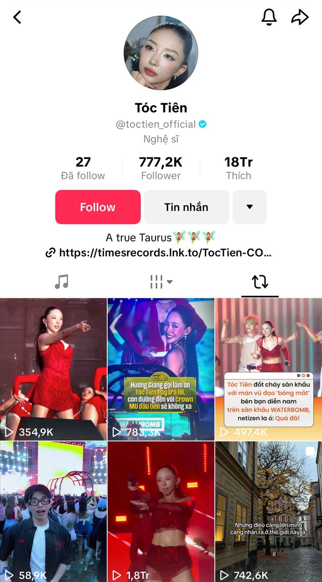 Tóc Tiên xác nhận là phụ nữ độc thân, chính thức