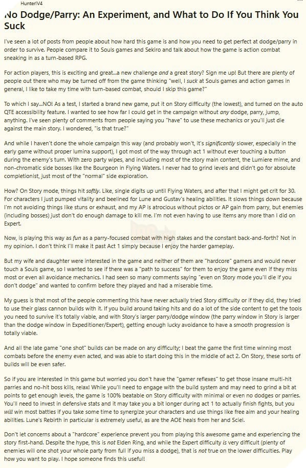 Game Thu Chia Se Trai Nghiem Pha Dao Clair Obscur: Expedition 33 Ma Khong Can Ne Hay Do Don 2 Game Thủ Chia Sẻ Trải Nghiệm Phá Đảo Clair Obscur: Expedition 33 Mà Không Cần Né Hay Đỡ Đòn 2