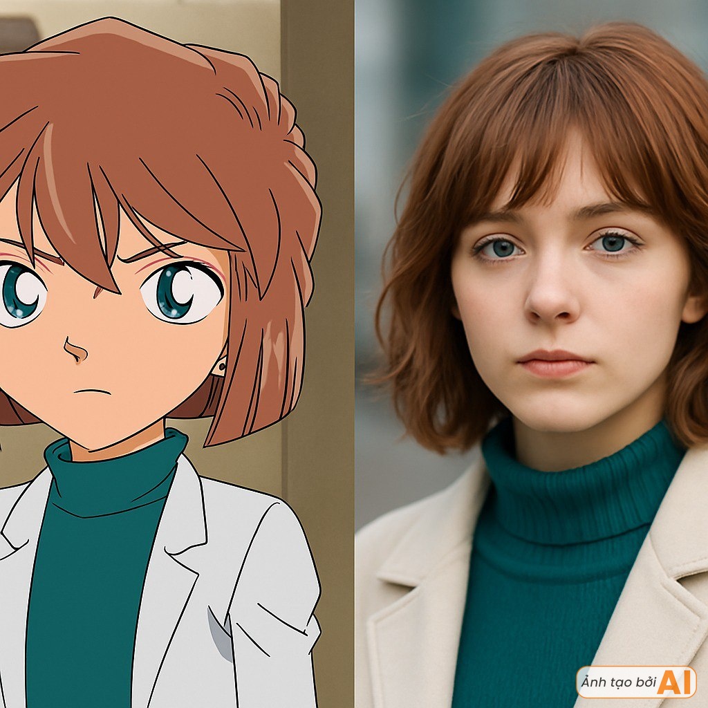 Dàn nhân vật hoạt hình Conan hóa người thật: Haibara xinh không tưởng, sao Ran lại kém sắc thế này- Ảnh 4. Dàn nhân vật hoạt hình Conan hóa người thật: Haibara xinh không tưởng, sao Ran lại kém sắc thế này- Ảnh 4.