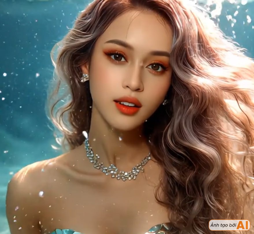 Mỹ nhân Việt gây sốt MXH vì đẹp hơn cả tiên cá, nhan sắc thăng hạng tới mức bị nghi sửa hết mặt- Ảnh 1.