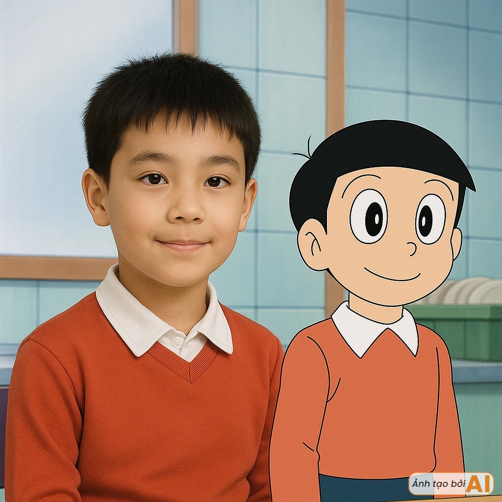 Dàn nhân vật hoạt hình Doraemon hóa người thật: Shizuka đẹp hơn bản gốc, 1 cái tên như xé truyện bước ra- Ảnh 5.