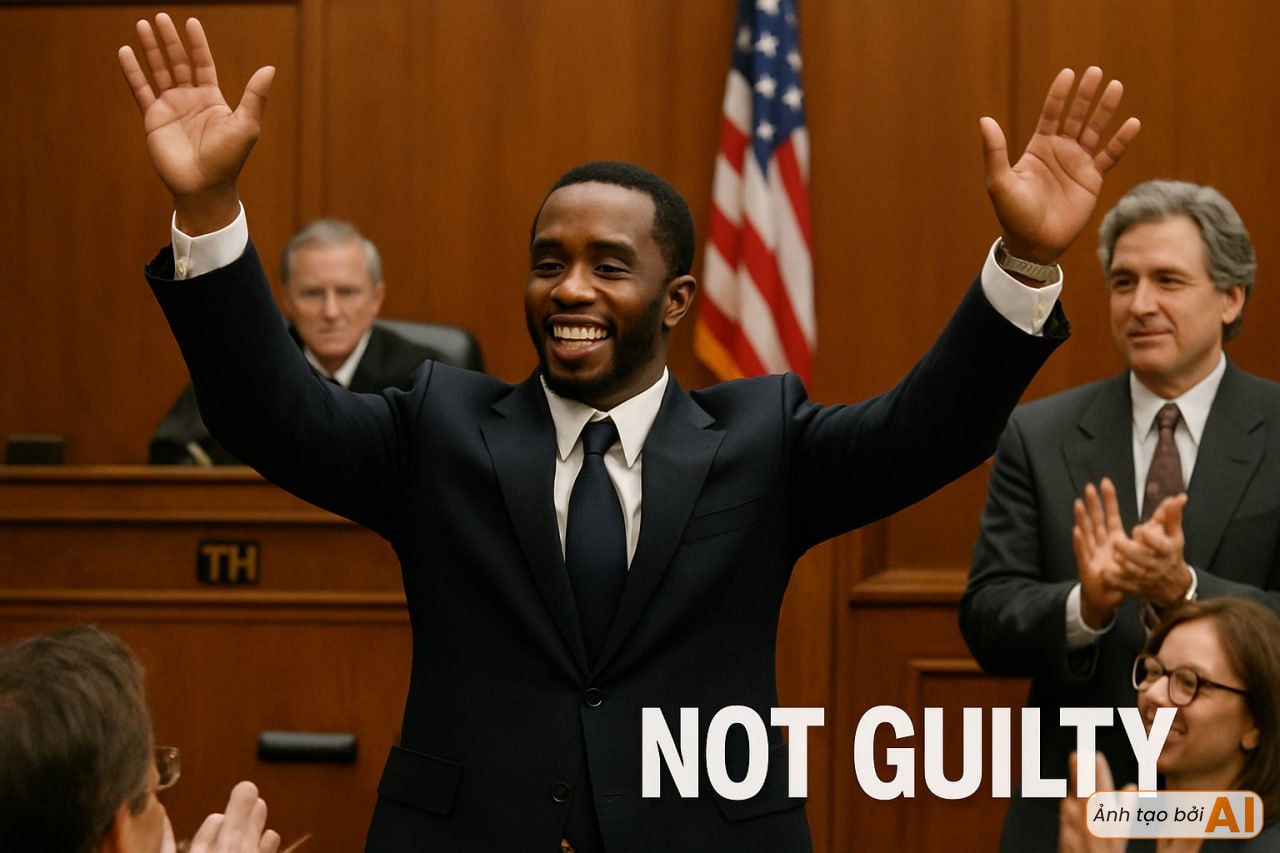 Chấn động: “Ông trùm tội tình dục” Diddy được tuyên trắng án các tội nghiêm trọng nhất!- Ảnh 1.
