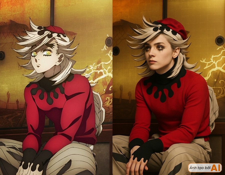 Dàn nhân vật Thanh Gươm Diệt Quỷ hóa người thật: Nhìn tới nữ chính mà sốc nặng