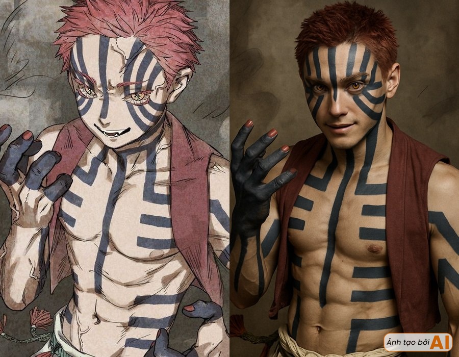 Dàn nhân vật Thanh Gươm Diệt Quỷ hóa người thật: Nhìn tới nữ chính mà sốc nặng