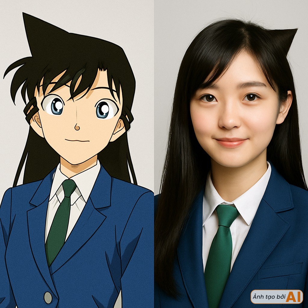 Dàn nhân vật hoạt hình Conan hóa người thật: Haibara xinh không tưởng, sao Ran lại kém sắc thế này- Ảnh 3. Dàn nhân vật hoạt hình Conan hóa người thật: Haibara xinh không tưởng, sao Ran lại kém sắc thế này- Ảnh 3.