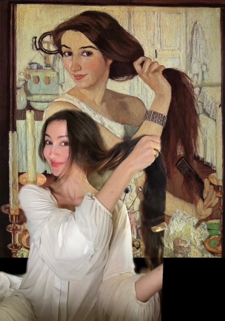 picture-3-1741740648-946-width717height1023-1 Riley vô cùng kinh ngạc khi nhìn thấy phiên bản gần như giống hệt mình. (ảnh: NYPost)