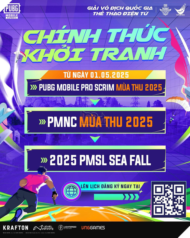 Giải Vô Địch Quốc Gia Thể Thao Điện Tử 2025 PUBG Mobile: Khởi Tranh PMNC Mùa Thu 2025
