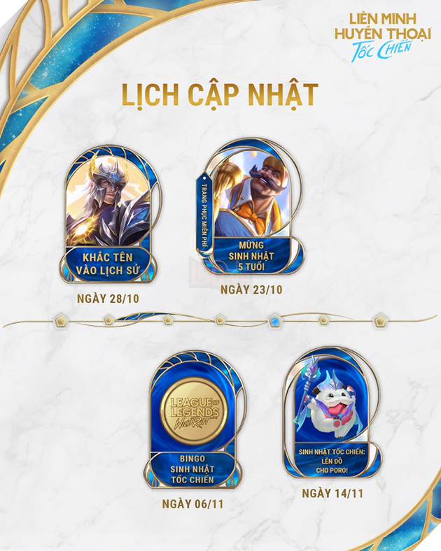 Lien Minh Huyen Thoai: Toc Chien Ky Niem 5 Nam Ra Mat Voi Phien Ban 6.3: “Vinh Quang Cao Quy” 4 Liên Minh Huyền Thoại: Tốc Chiến Kỷ Niệm 5 Năm Ra Mắt Với Phiên Bản 6.3: “Vinh Quang Cao Quý” 4