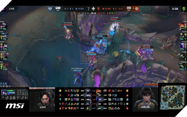 LCP 2025: CFO Khẳng Định Vị Thế Nhà Vô Địch Khởi Động Mùa Giải Trước GAM Esports 9