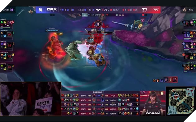 LCK 2025: T1 Ap Dao DRX, Faker Lap Pentakill Voi Van Dau Nhieu Mang Ha Guc Nhat 9 LCK 2025: T1 Áp Đảo DRX, Faker Lập Pentakill Với Ván Đấu Nhiều Mạng Hạ Gục Nhất 9
