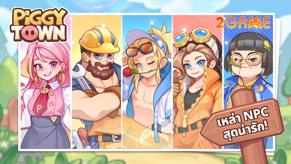 game mô phỏng quản lý chăn nuôi Piggy Town