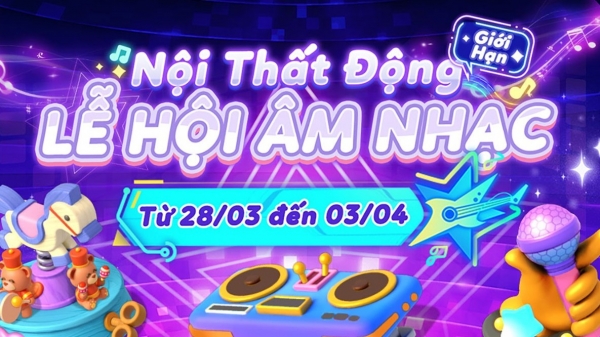 Dreamy Cafe ngập tràn không khí nhạc hội với bộ nội thất động Lễ Hội Âm Nhạc pr dc nhac hoi thumb20250401011557jpg