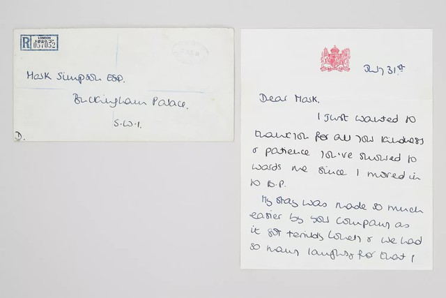 Tiết lộ bức thư Vương phi Diana viết tay chỉ 2 ngày sau đám cưới hoàng gia: