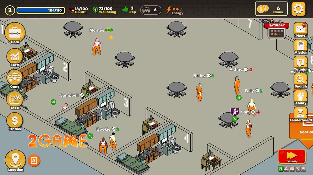 Prison Gang Wars – Game mô phỏng đầy màu sắc về cuộc sống bị giam cầm prison gang wars mobile 1