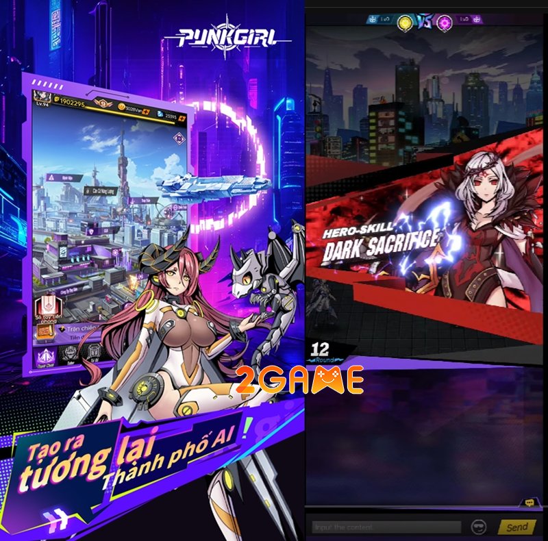 Punk Girl – Thế giới Cyberpunk sống động và hỗn loạn punkgirl mobile 3