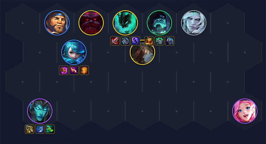 Đội hình Quần Đảo Bóng Đêm DTCL mùa 16 TFT quan dao bong dem dtcl