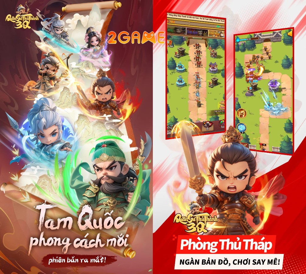 Quân Sư Thủ Thành 3Q – Game thủ thành Tam Quốc “chốt” ngày ra mắt tại Việt Nam quan su thu thanh 3q 1 1