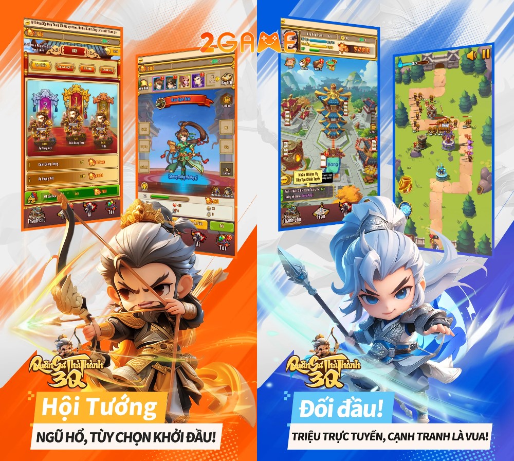 Game thủ thành Tam Quốc Quân Sư Thủ Thành 3Q