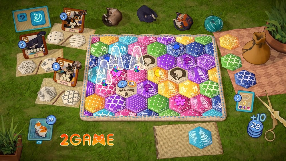 Quilts and Cats of Calico Mobile – Boardgame chủ đề mèo mang đến cảm giác chữa lành quiltsandcatsofcalico 1