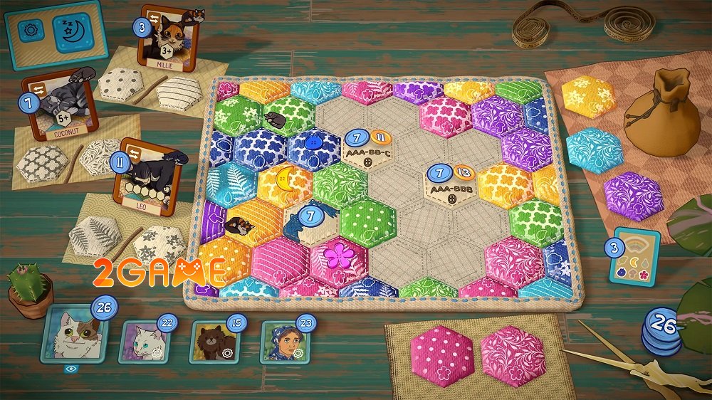 Quilts and Cats of Calico Mobile – Boardgame chủ đề mèo mang đến cảm giác chữa lành quiltsandcatsofcalico 3