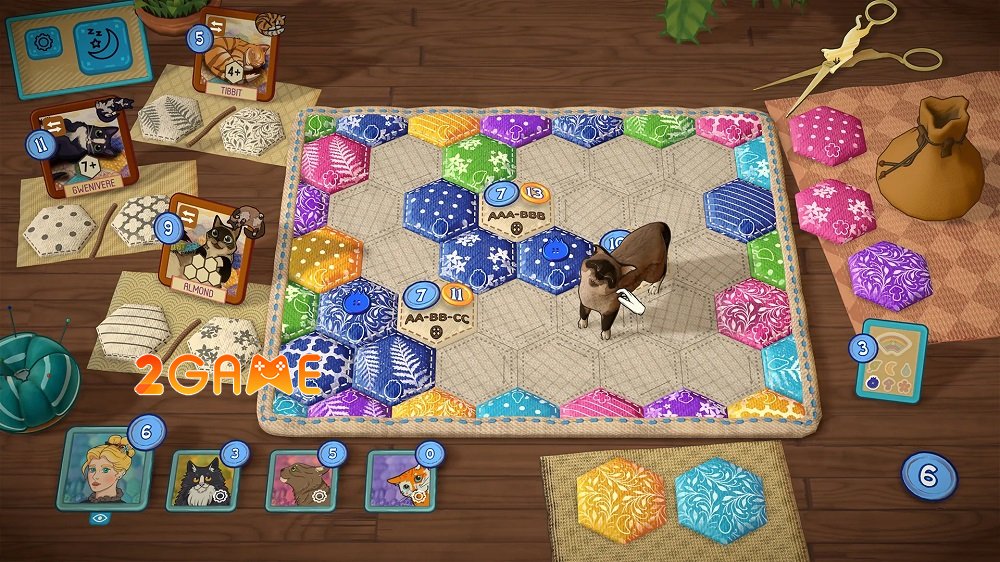 Quilts and Cats of Calico Mobile – Boardgame chủ đề mèo mang đến cảm giác chữa lành quiltsandcatsofcalico 5