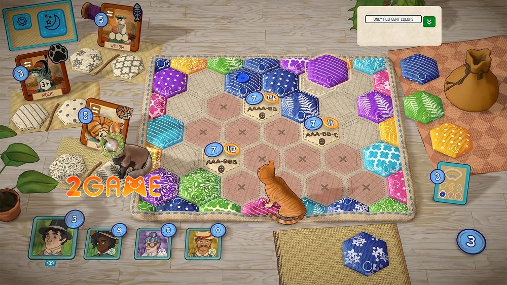 Quilts and Cats of Calico Mobile – Boardgame chủ đề mèo mang đến cảm giác chữa lành quiltsandcatsofcalico 6